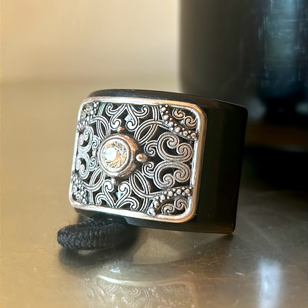 Brighton Hair Accessories piece silver/black - Picture 2 of 8